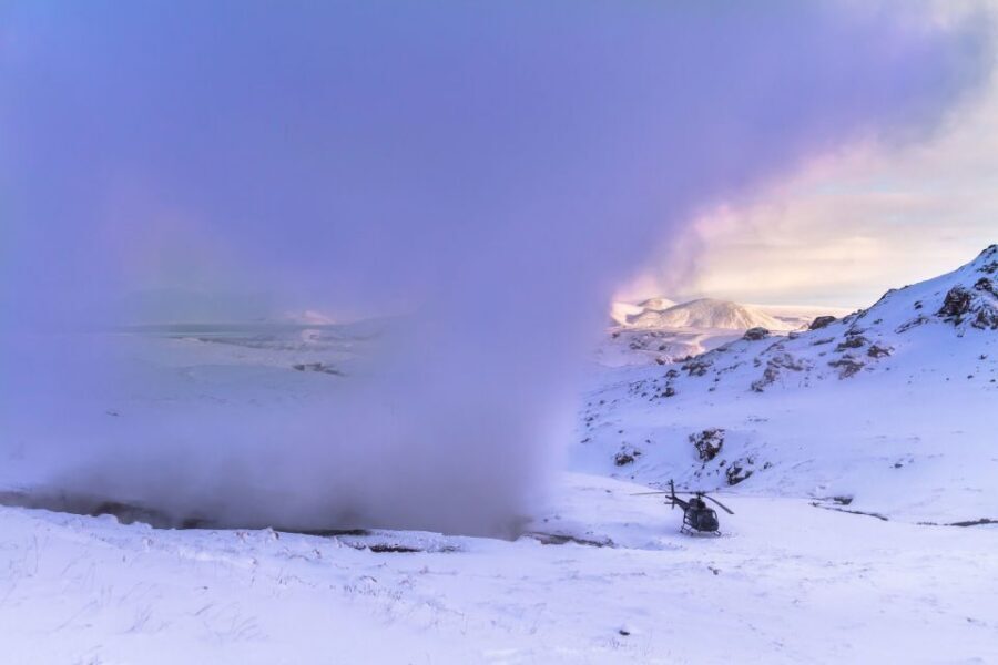1-Hour Helicopter Tour in Iceland: The Geothermal Tour - The Most Praised Moment: Landing Beside Hot Springs