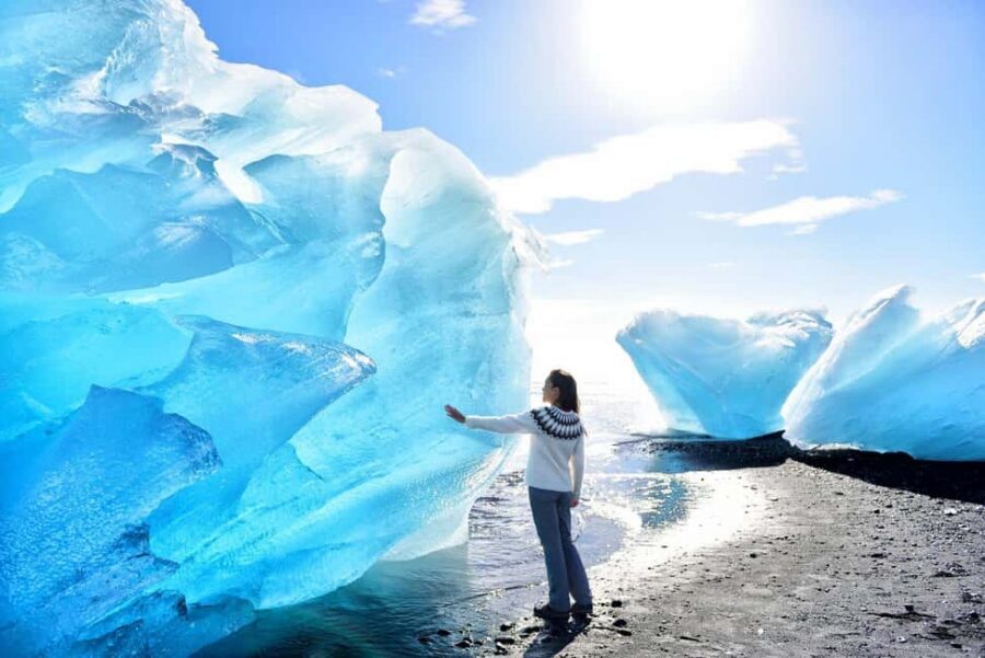 2-Day South Coast, Blue Ice Cave, Glacier Lagoon Tour - The South Coast winter route: a smart way to see Iceland’s texture