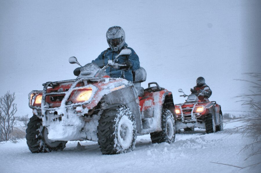 3-Hour Volcanic Springs ATV Adventure From Reykjavik - From pickup at 13:00 to your first muddy meters