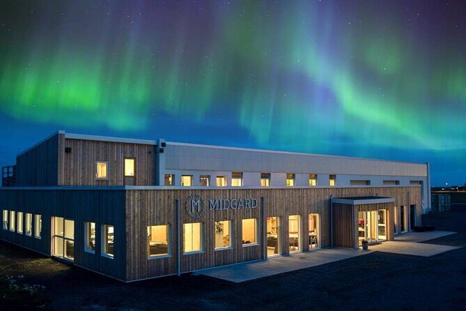 4 Day Northern Lights Adventure - Ice Caves & 4x4 Super Jeeps - Midgard Base Camp living: bunk beds, rooftop heat, and forecast updates