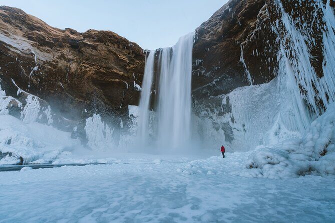 8 Day Winter Circle Tour, Ring Route of Iceland with Snæfellsnes Peninsula - Day 8: Hot springs, lava waterfalls, and the option to go underground