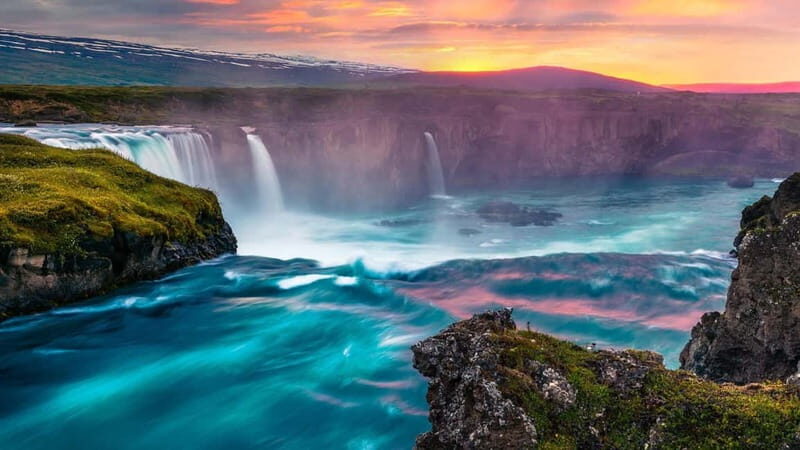 Akureyri Port: Godafoss Waterfall Guided Tour with Pickup - Key highlights at a glance