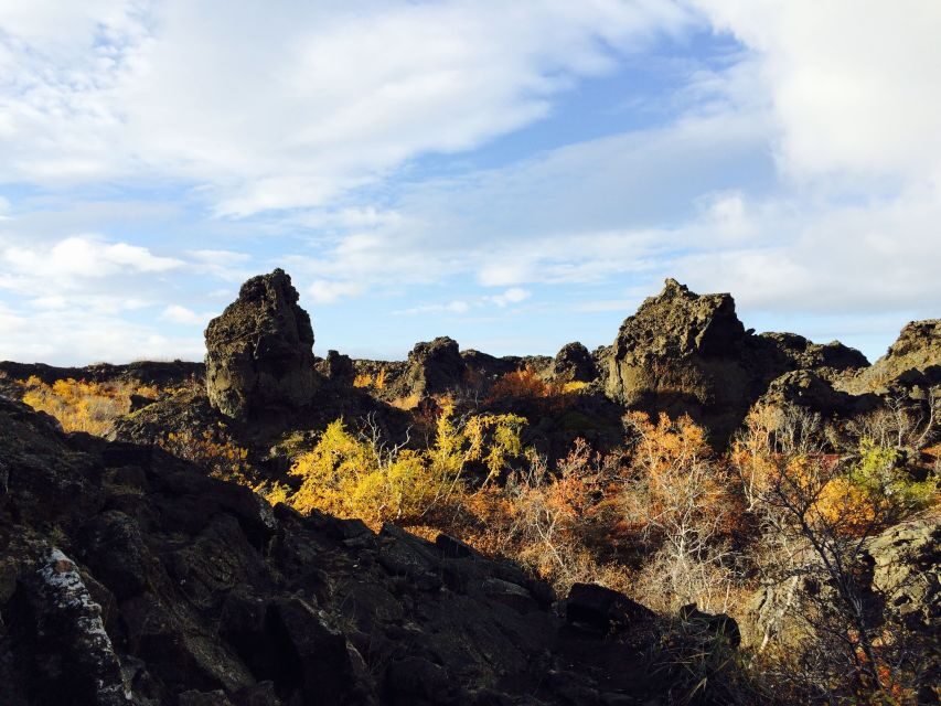 Akureyri Port: Lake Mývatn & Goðafoss Waterfall Day Trip - Skútustaðagígar Pseudocraters and Dimmuborgir Lava Terrain