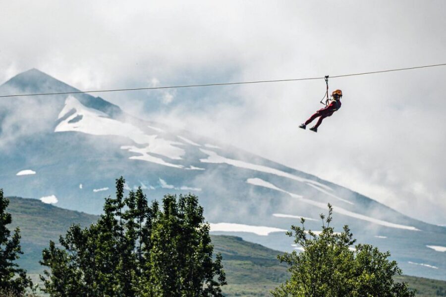 Akureyri: Zipline Tour - Ziplining over Glerárgil: why this feels so different in Akureyri
