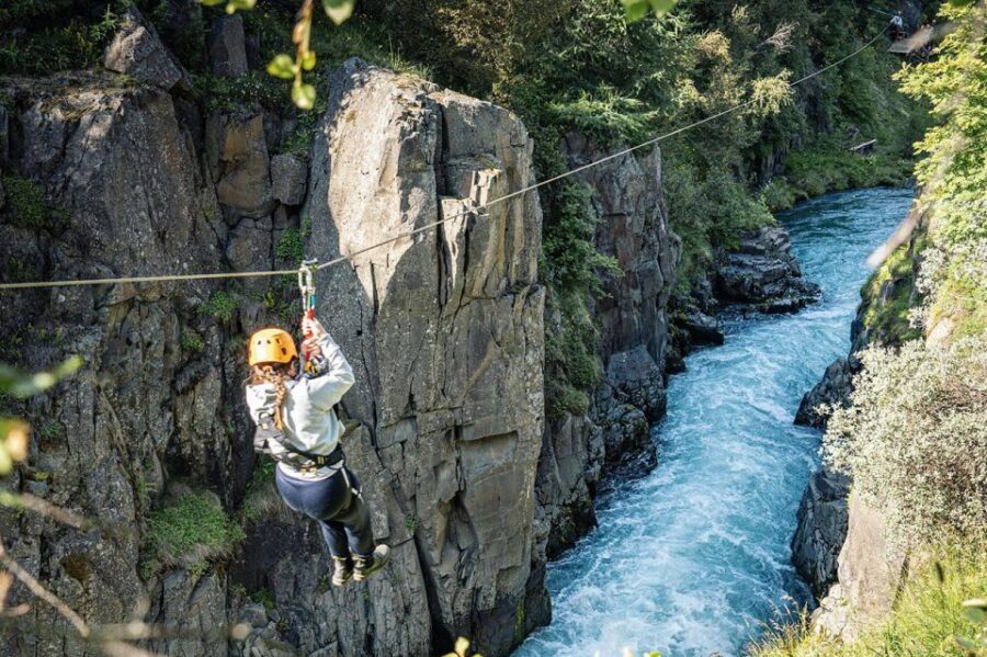 Akureyri: Zipline Tour - Timing in Akureyri: 1.5 hours that still includes walking