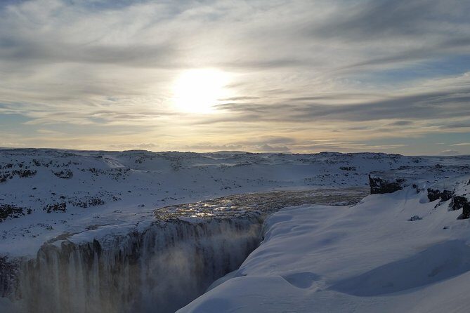 Arctic Fox Travel Dettifoss lake Mývatn winter private super jeep tour - Stop 2: Lake Mývatn—A One-Hour Crash Course in a Strange Winter World