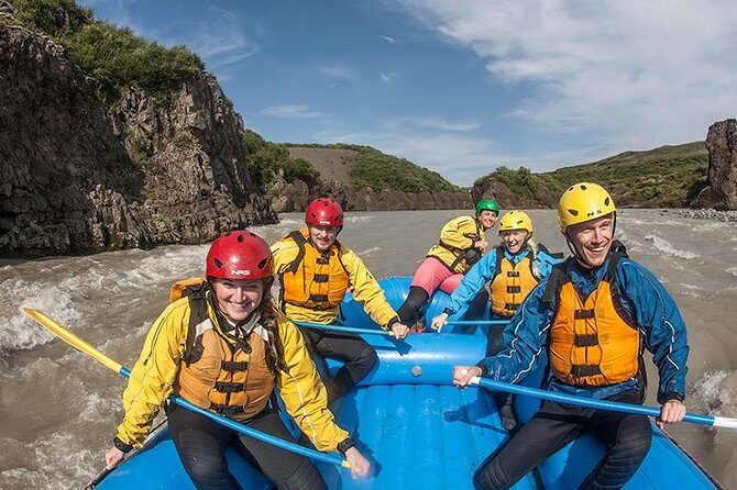 ATV & Rafting Full day adventure from Reykjavik - Part 2: Hvítá River rafting through Brúarhlöð canyon