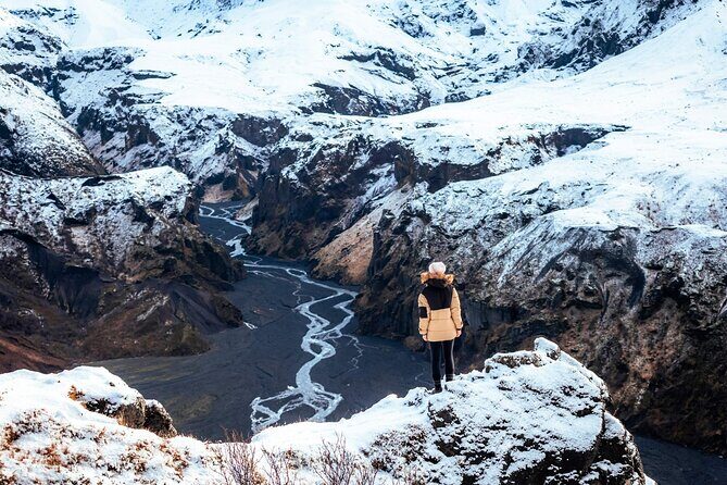 Beautiful Þórsmörk, The Valley of Thor Private - Valahnúkur hike: a 220m climb for glacier-and-gorge views