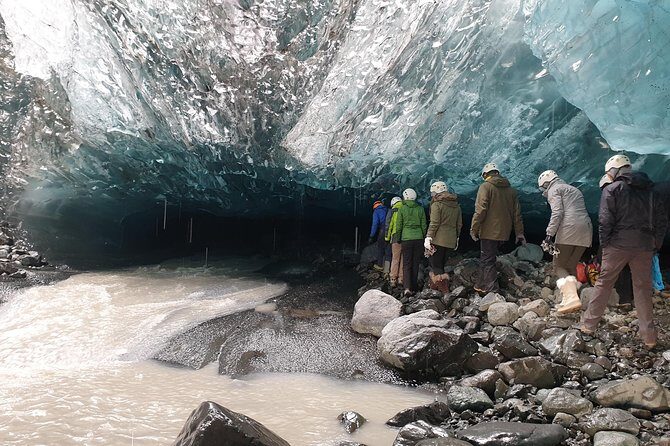 Crystal Ice Cave Adventure - Entering the ice cave: photo time, gear fit, and guided pacing