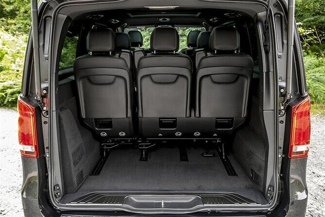 Departure by Luxury Van Reykjavik City to Reykjavik Airport KEF - What you actually get: Mercedes van, meet-and-greet, and small comforts