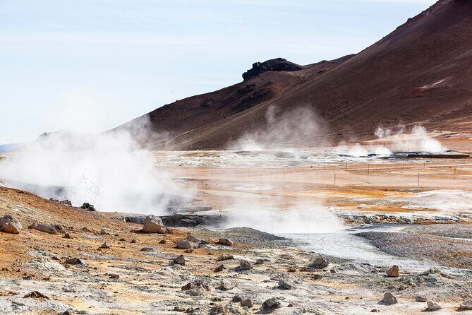 Diamond Circle Myvatn Waterfalls, and Husavik from Akureyri Tour - Námaskarð Geothermal Fields: Steam, Color, and Mud-Pot Reality