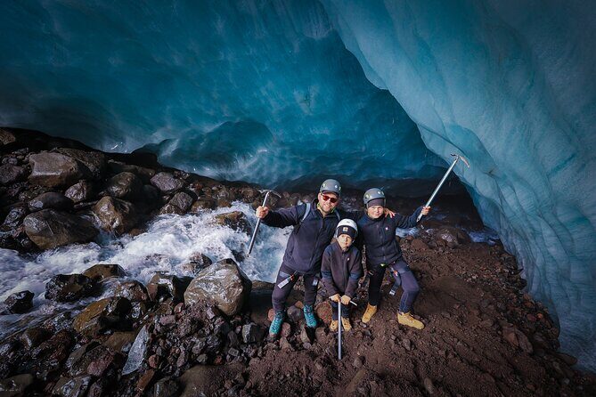 Early Bird Ice Cave with 3 Professional Photos - What You Really Do on the Glacier: Falljökull Blue Ice