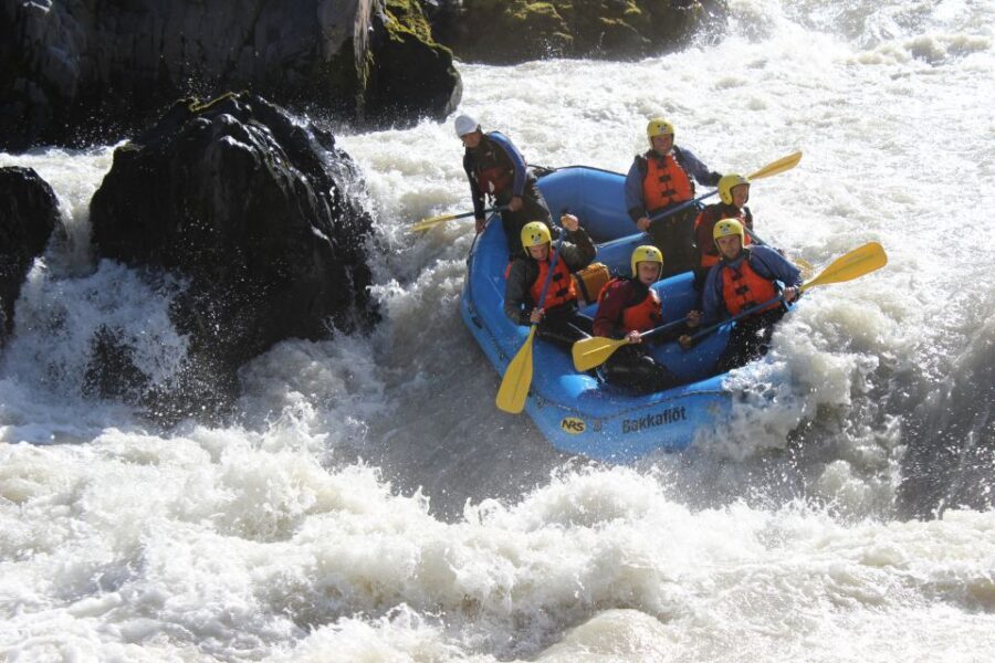 East Glacial River Extreme Rafting - Where the trip starts at Bakkaflöt, Varmahlíð