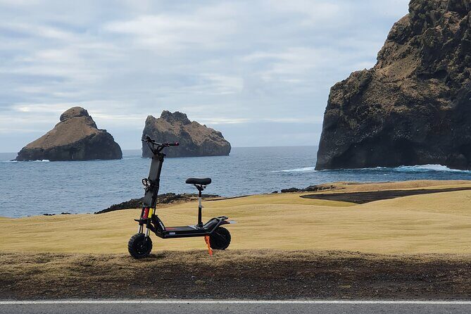 Eyjascooter volcano tour in Westman Island - A Small-Group Electric Scooter Tour on Heimaey