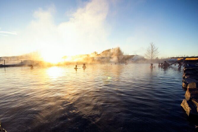 Fludir Secret Lagoon Admission Ticket Only - Inside the lagoon complex: 38–40°C warmth, geysir timing, and cold plunge