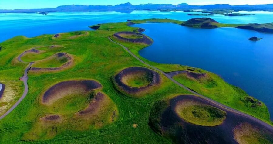From Akureyri: Mývatn Lake & Goðafoss CruiseShip tour +Lunch - Reykjahlid Break and Lunch: Staying Fueled for the Waterfall