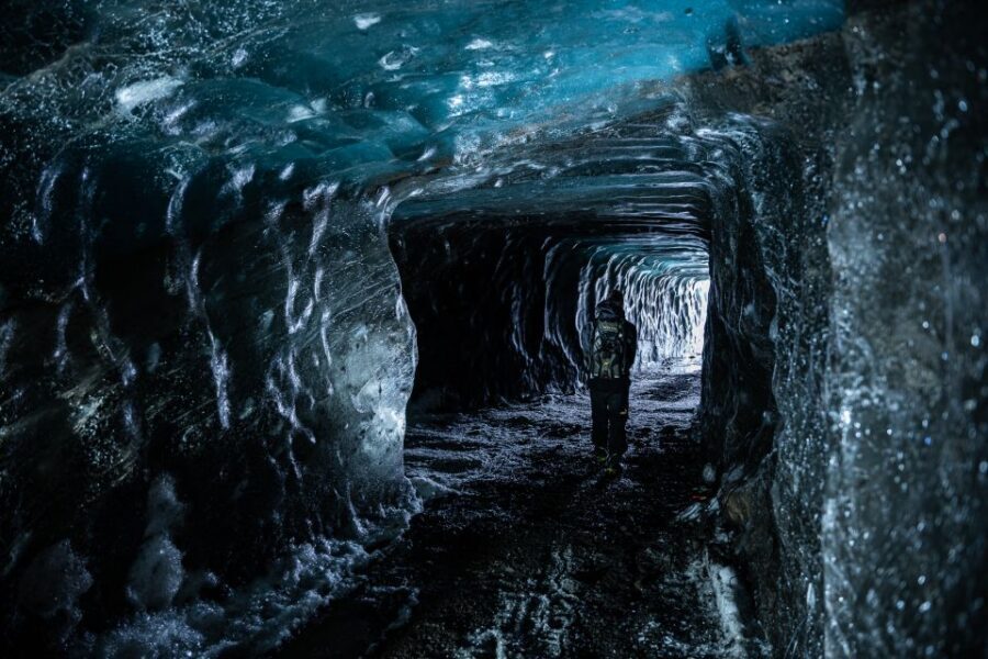 From Gullfoss: Langjökull Ice Cave and Snowmobile Tour - The double-rider snowmobile tour: fun first, but you still need focus
