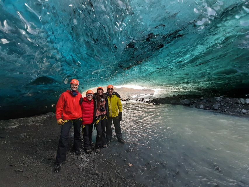 From Jökulsárlón: Crystal Blue Ice Cave Super Jeep Tour - The Glacier Walk and the Included Safety Kit