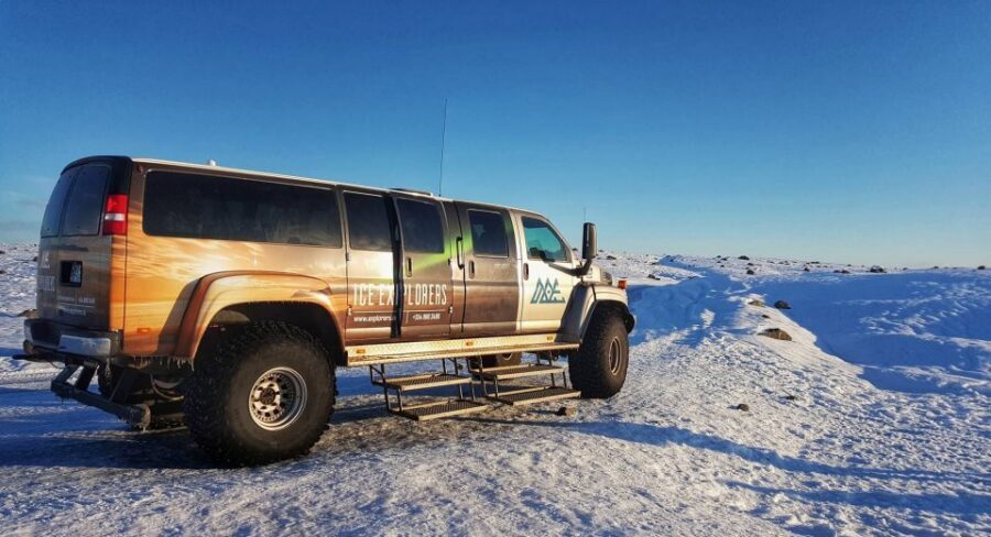From Jökulsárlón: Vatnajökull Glacier Blue Ice Cave Tour - Breiðamerkurjökull stop: where the day turns from drive to glacier walk