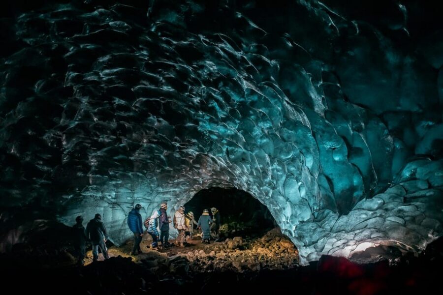 From Jökulsárlón: Vatnajökull Glacier Blue Ice Cave Tour - The walk to the cave: your clothes and shoes are the real itinerary