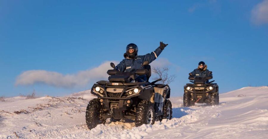 From Reykjavik: ATV Ride and Blue Lagoon Tour with Transfer - ATV and Blue Lagoon, Side by Side