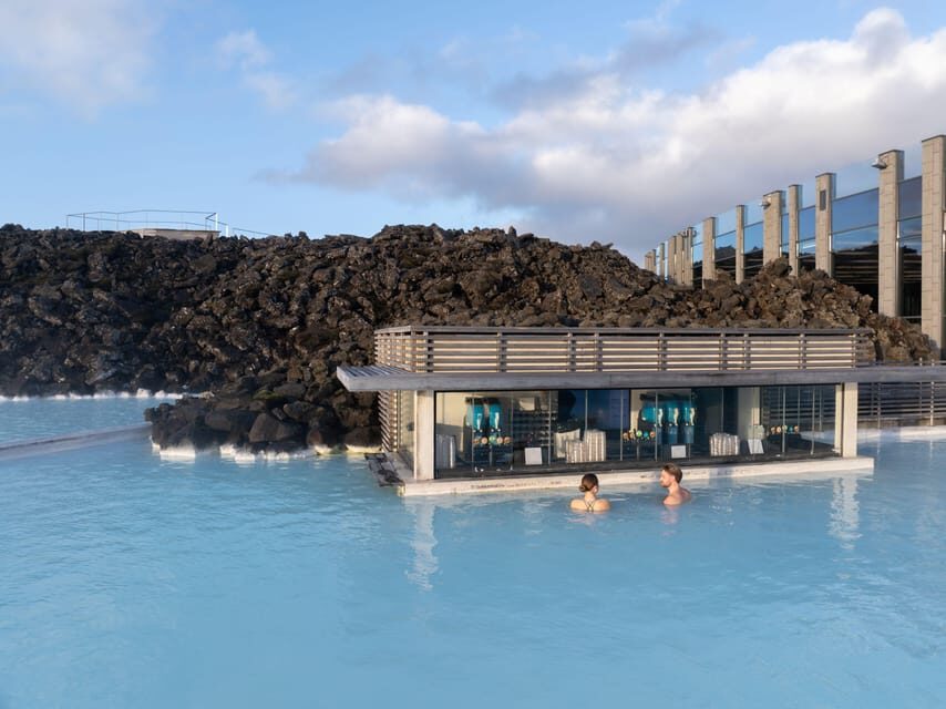 From Reykjavík: Blue Lagoon Premium Admission with Transfer - Walking the 300-meter lava corridor to check-in