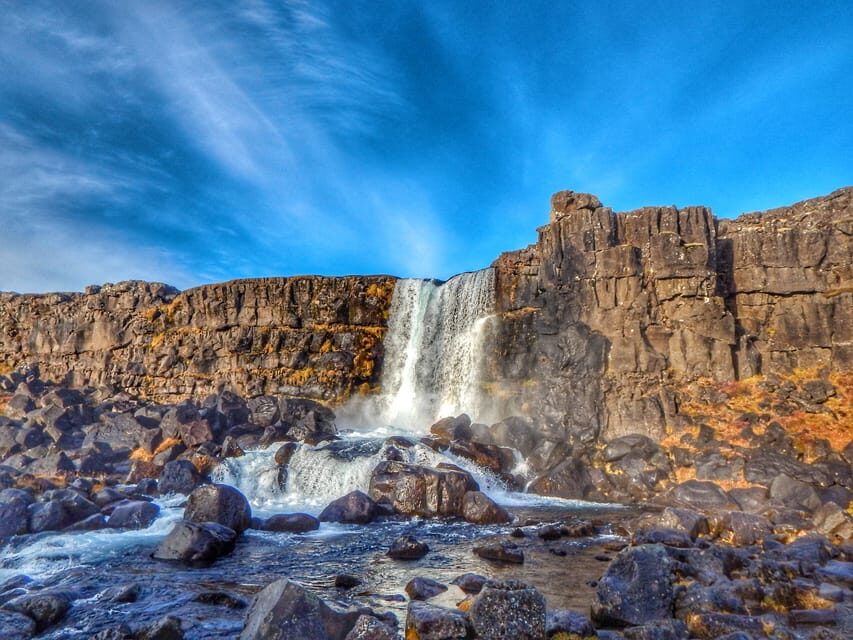 From Reykjavik: Classic Golden Circle Full Day Tour - Gullfoss + Faxi: two waterfalls, one big theme—water power