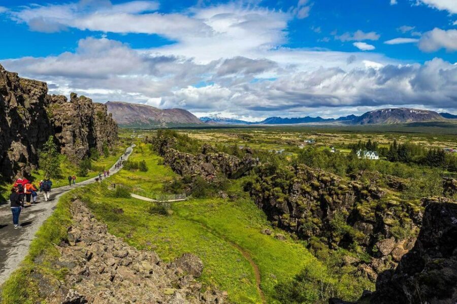 From Reykjavik: Full-Day Horse Riding & Golden Circle Tour - Gullfoss waterfall: powerful views with room to move
