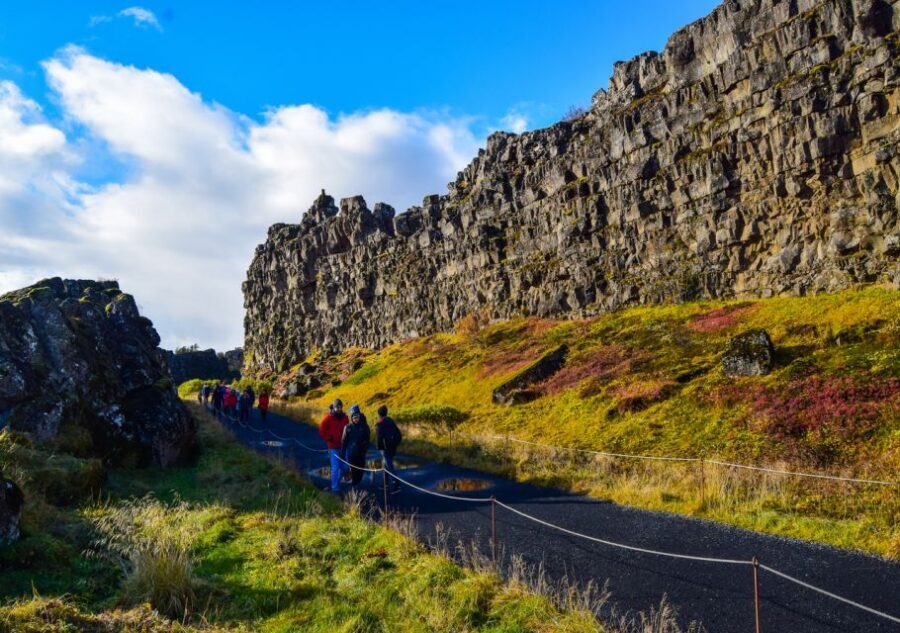 From Reykjavik: Golden Circle and Lava Caving Adventure - Geysir geothermal area: Earth gurgles and bubble moments