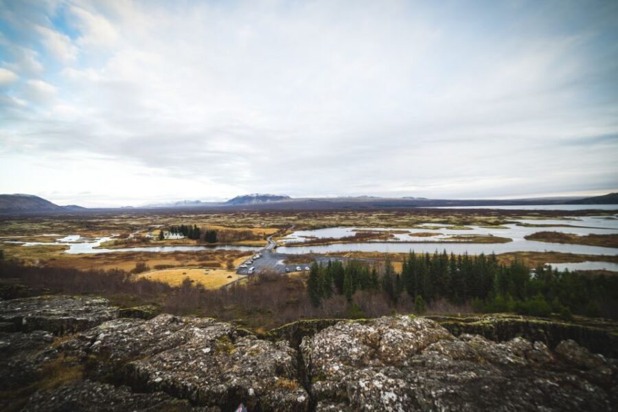 From Reykjavík: Golden Circle & Northern Lights Combo - Geysir hot spring area: the smell, the steam, and Strokkur’s timing