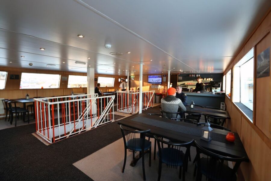 From Reykjavik: New Years Fireworks by Boat - The Arctic Rose setup: decks, viewing angles, and comfort