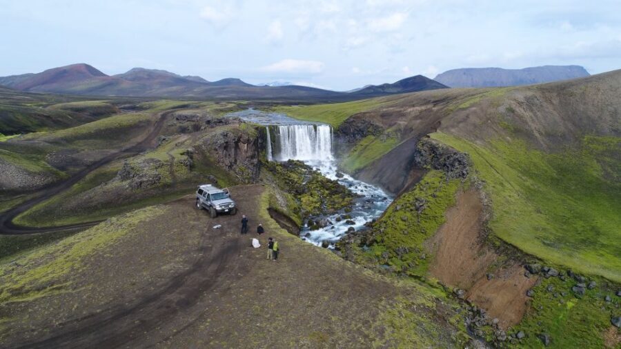 From Reykjavik: Private Landmannalaugar & Hekla Jeep Tour - Hekla driving stops: lava edges, ridge views, and crater energy