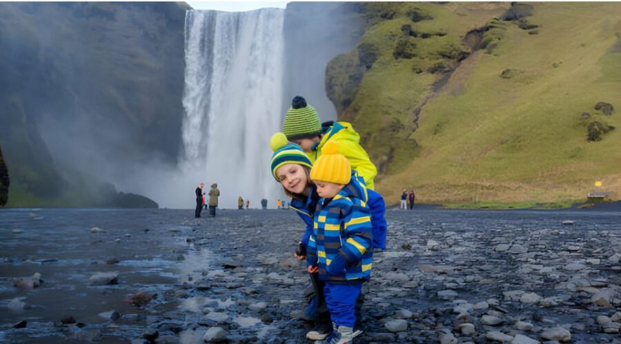 From Reykjavik: Private South Coast Tour in Iceland - Skógafoss: A Colossal Drop With Mist in the Air