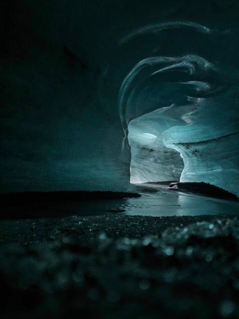 From Vik: Myrdalsjokull glacier and Katla Ice Cave Tour - Getting There From Vík: Ice Cave Bistro, Ocean-Side Start
