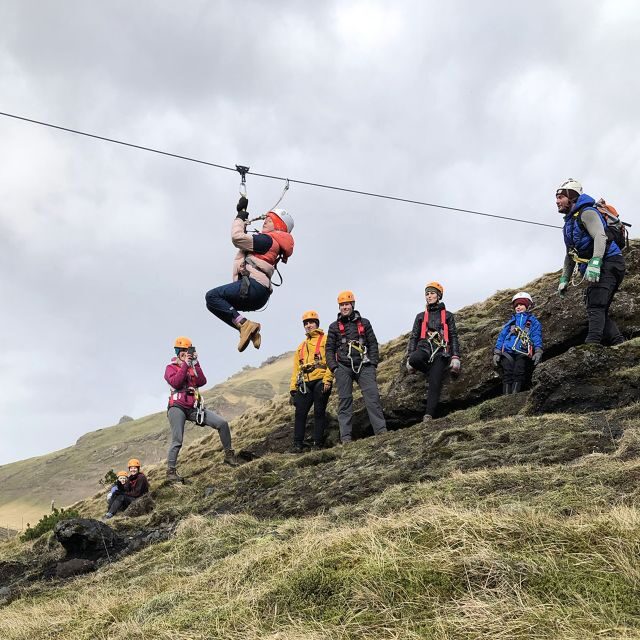 From Vík: Zipline and Hiking Adventure Tour - Little Rush: waterfall views and two canyon crossings to finish strong
