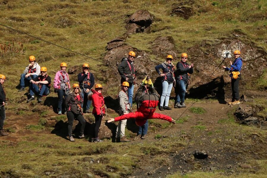 From Vík: Zipline and Hiking Adventure Tour - What to wear in Iceland: shoes, rain gear, and the no-open-toes rule