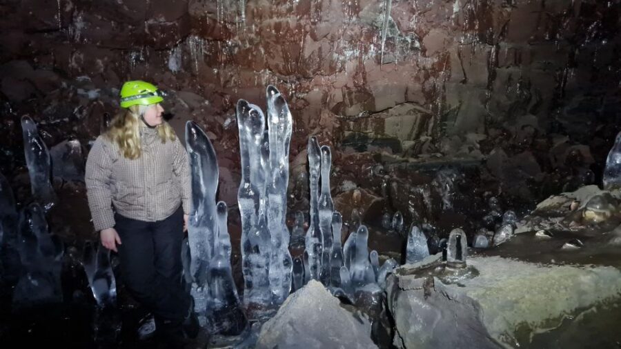 Geological Lava Tunnel Adventure - Arnarker Cave - Winter cave conditions and year-round weather tolerance