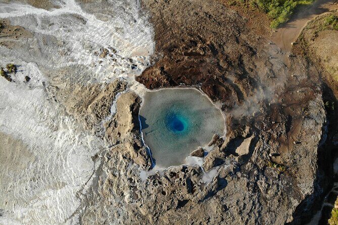 Golden Circle, Glacier & Northern Lights/Midnight sun / guided private tour - Geysir hot spring: where watching timing becomes part of the fun