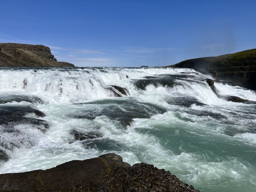 Golden circle, hot spring bakery, tomato farm private tour - Gullfoss waterfall in 30 minutes: close, loud, and worth it