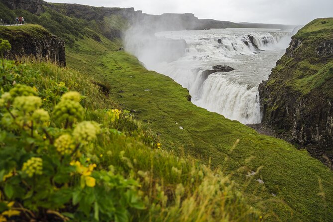 Golden Circle with Kerid Crater & Local Farm Visit in Small Group - Gullfoss: the Hvítá river drops into the canyon