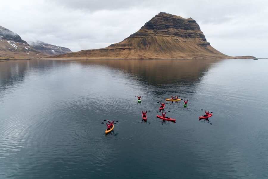 Grundarfjörður: Mt. Kirkjufell Daytime Kayaking Adventure - Meet at Saebol 350 Grundarfjörður and Gear Up for Real Conditions