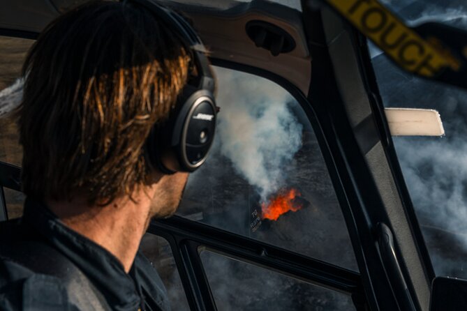 Helicopter Tour Over Iceland’s Reykjanes Volcano Eruption Site - Meeting at Norðurflug (Nauthólsvegur) and Flying in a Max-6 Helicopter