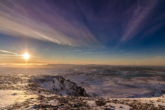 Helicopter Tour with Mountain Summit Landing from Reykjavik - The summit landing near Mt. Esja: what it feels like on top