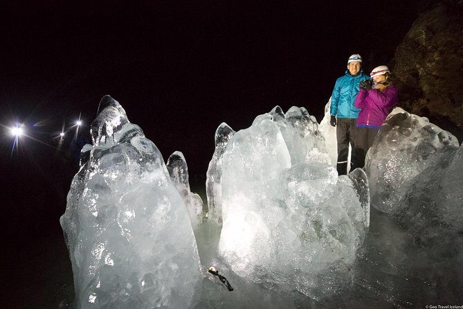 Ice Cave Lofthellir exploration - A permafrost Cave inside a magma tunnel. - Your Tour Day: From Off-Road Volcanic Outback to the Ice Cave