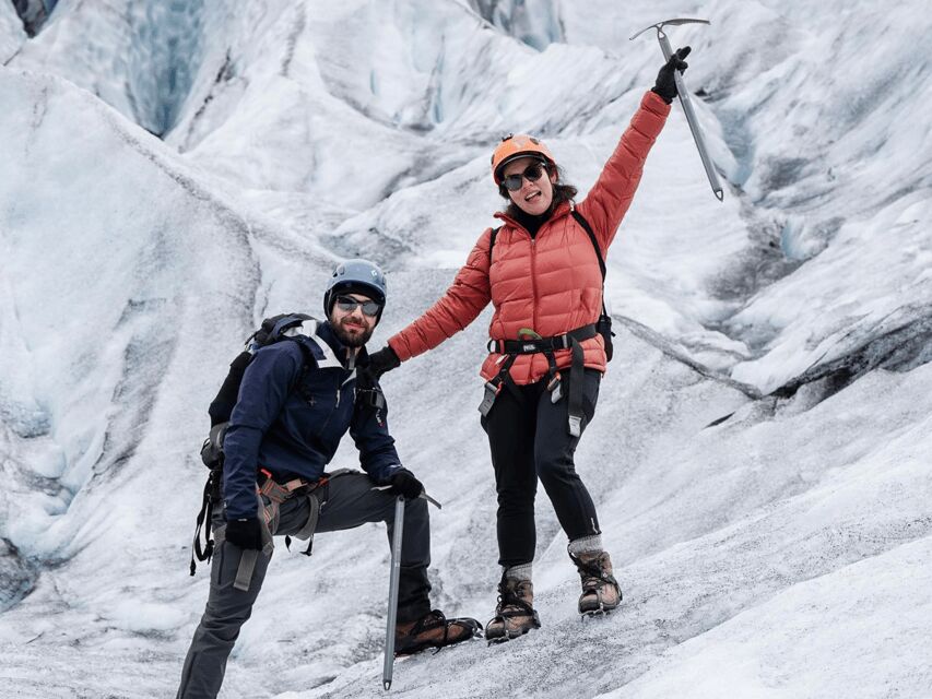 Iceland: Glacier Zip Line Tour with Hike or Ice Cave Visit - Hiking with crampons: Fitness notes you should take seriously