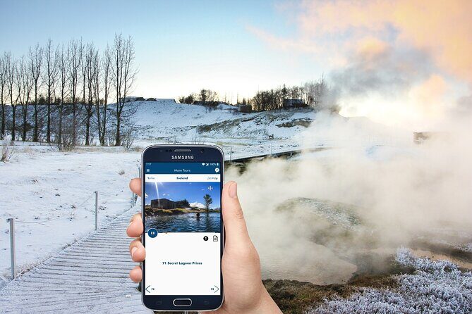 Iceland's Golden Circle Self-Guided Audio Driving Tour - Silfra, aurora myths, and the geothermal-bath break