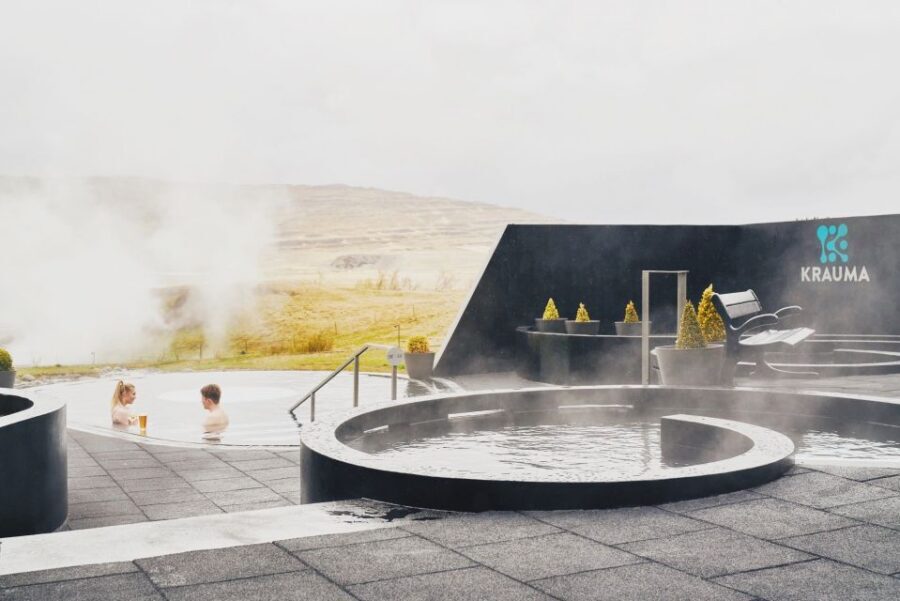 Krauma Geothermal Baths Entrance Ticket - Warm pools and one cold pool: your simple temperature routine