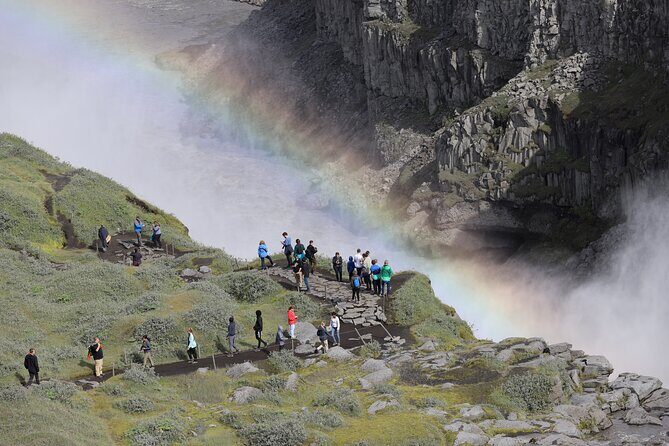 Lake Myvatn, Dettifoss and Goddafoss Waterfalls Day Tour from Akureyri - Myvatn Nature Baths: the optional detour and the “smell check”