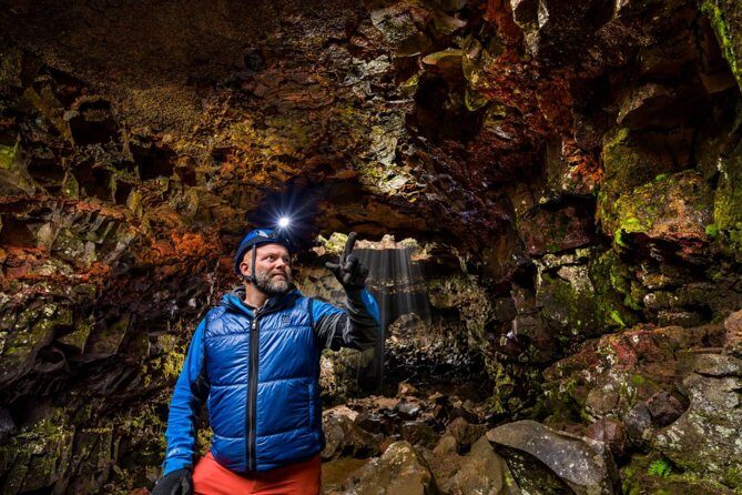 Lava Tunnel Tour Including Transfers from Reykjavik - Safety and comfort: helmet, slippery steps, and what to pack