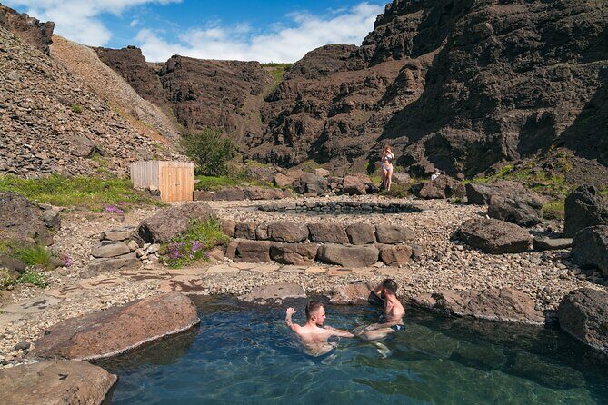 Lava Waterfalls, Sagas & Unique Canyon Baths - Small Group Tour - Husafell Canyon Baths in Hringsgil: why this is the main event